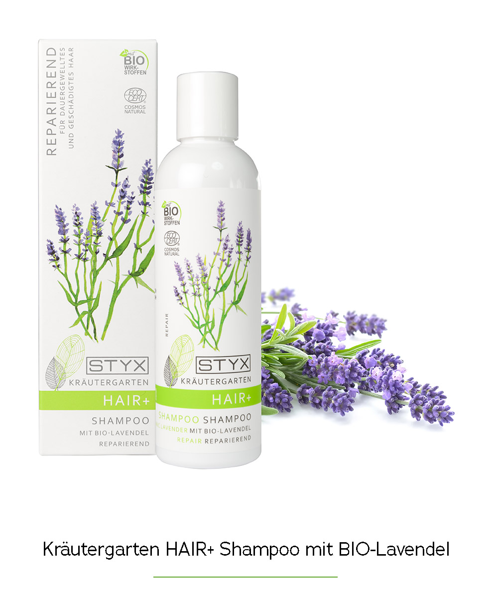 Kr&auml;utergarten HAIR+ Shampoo mit BIO-Lavendel, STYX Naturcosmetic